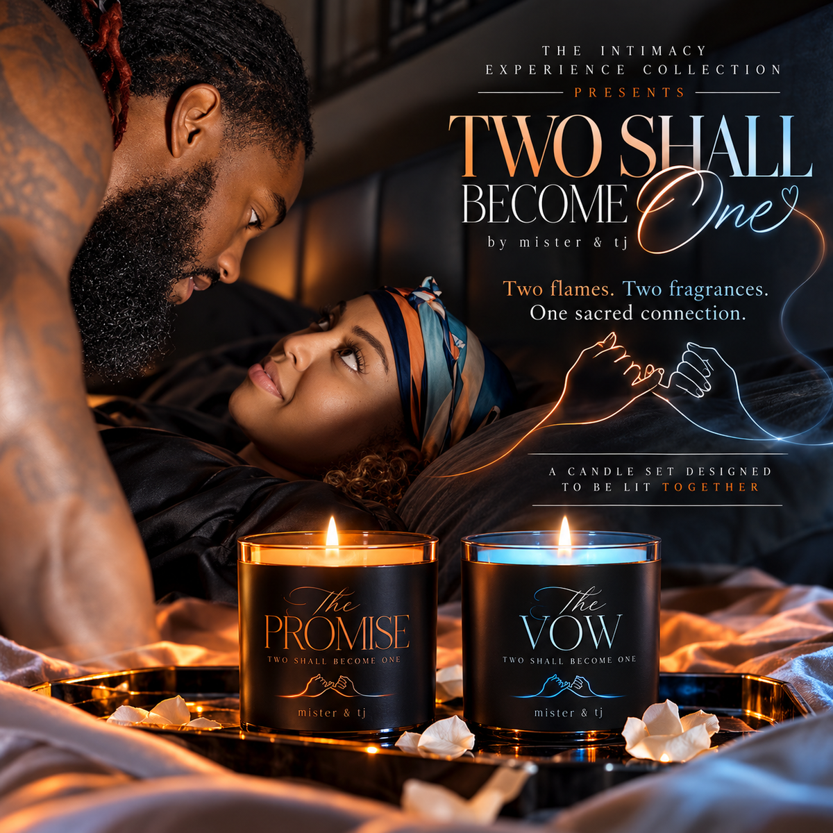 TWO SHALL BECOME ONE (Candle Set)